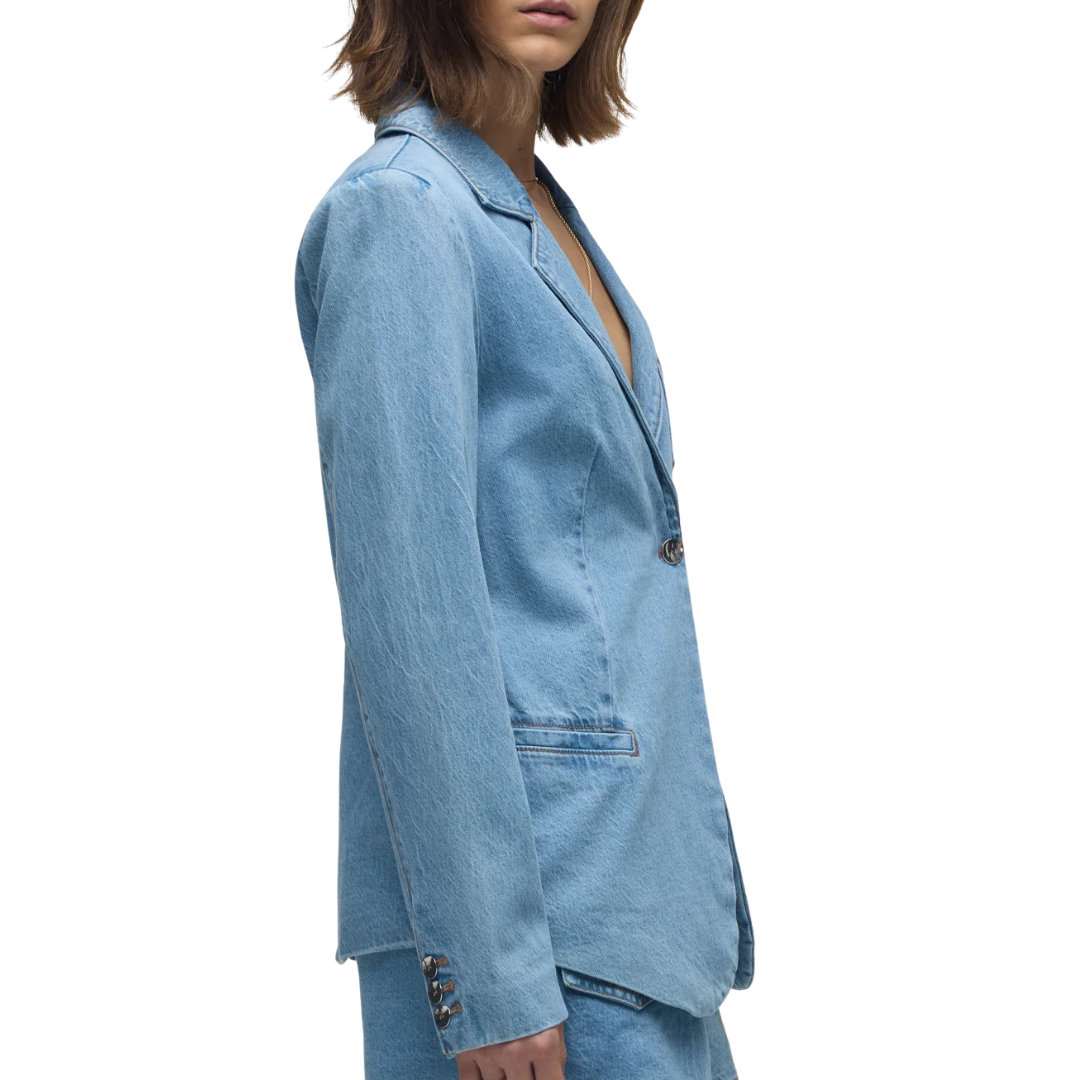 Stylized Boyfriend Blazer in Mountain