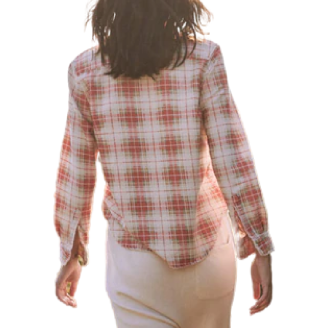 The Scouting Shirt in Bleached Rose Plaid