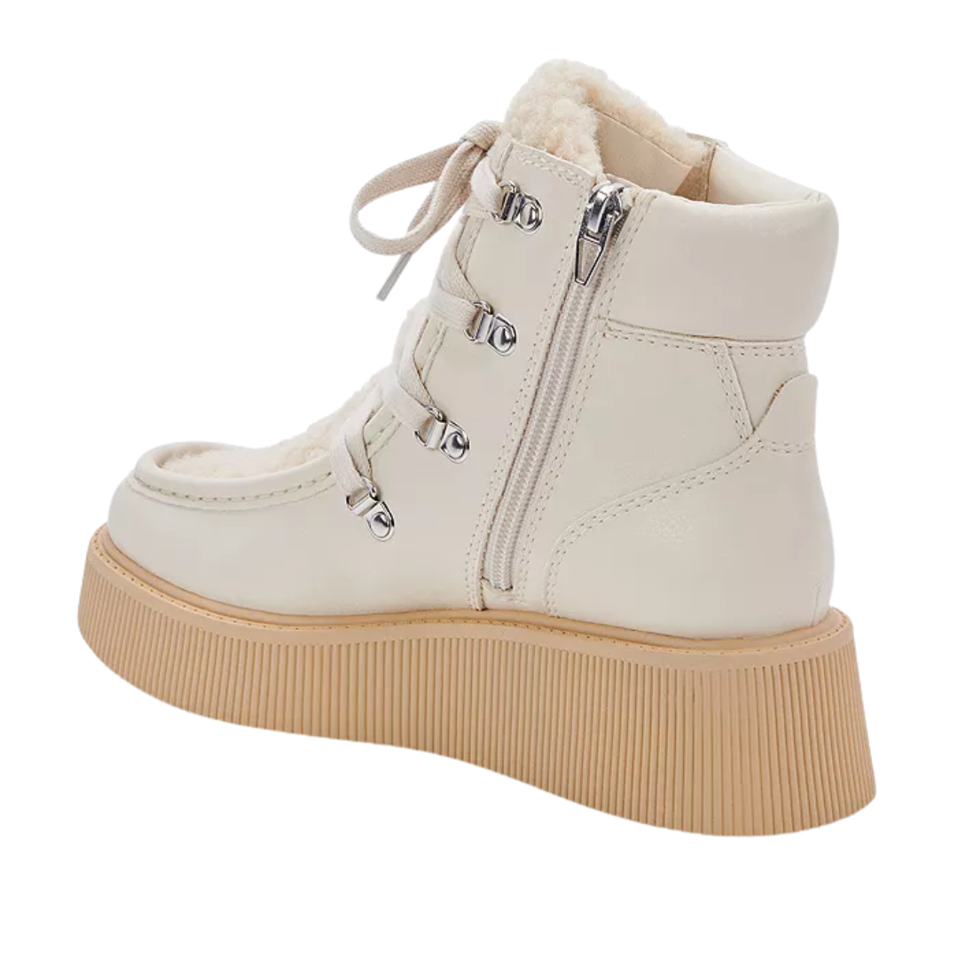 Jasmin Bootie in Ivory Stella