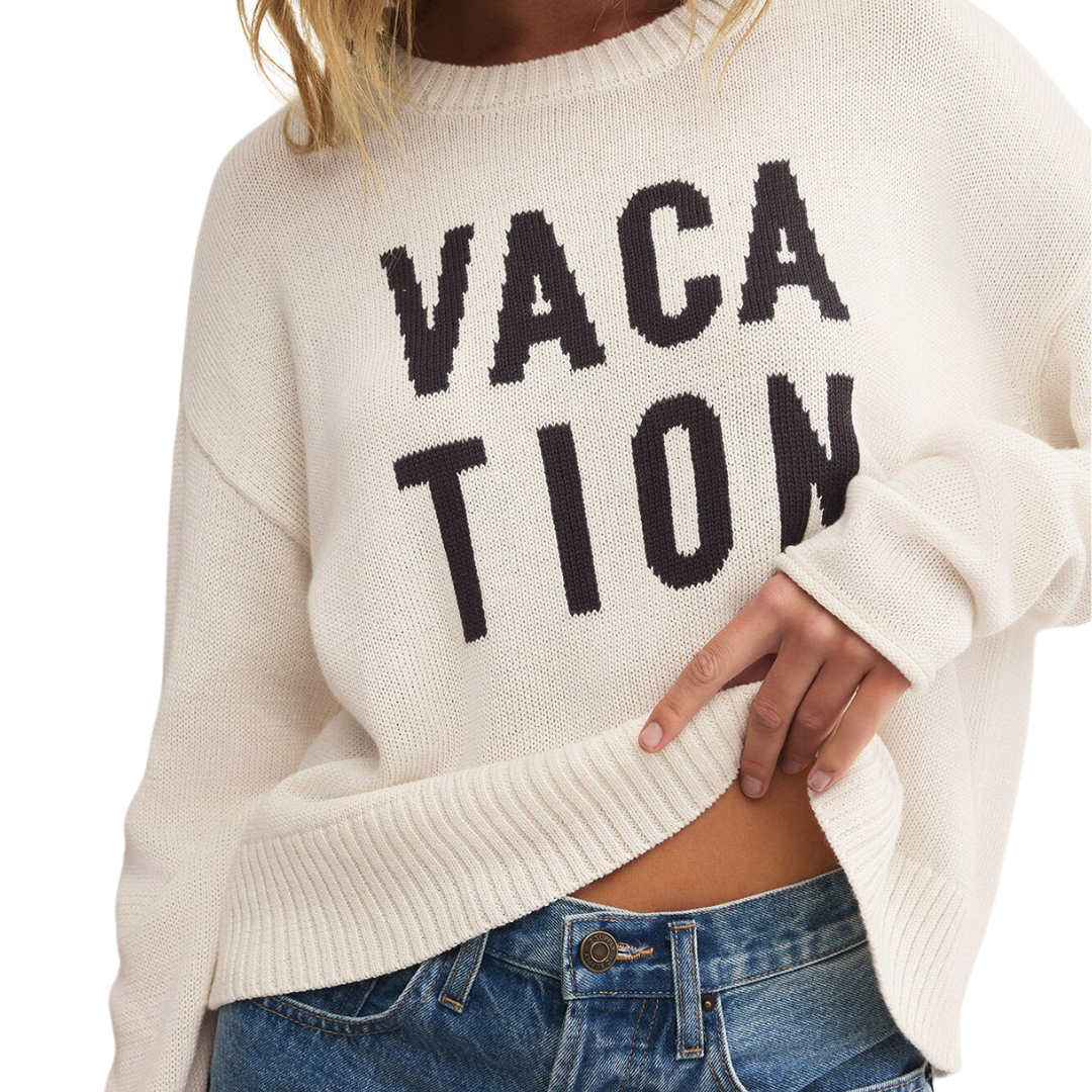 Sienna Vacation Sweater in Sea Salt
