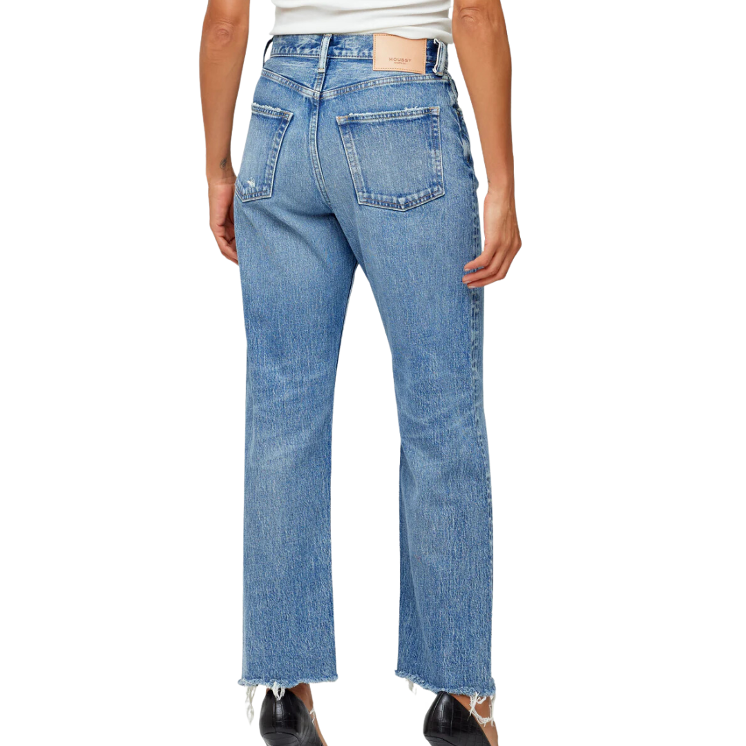 Mabel Wide Straight in Blue