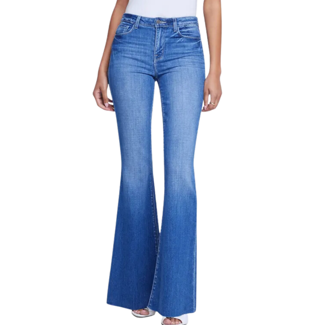 Sera High Rise Sneaker Flare Bordello