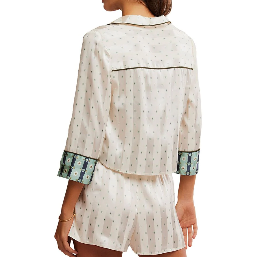 Pillow Talk PJ Set in Harbor