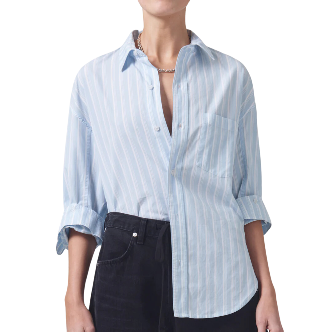 Kayla Shirt in Marino Stripe