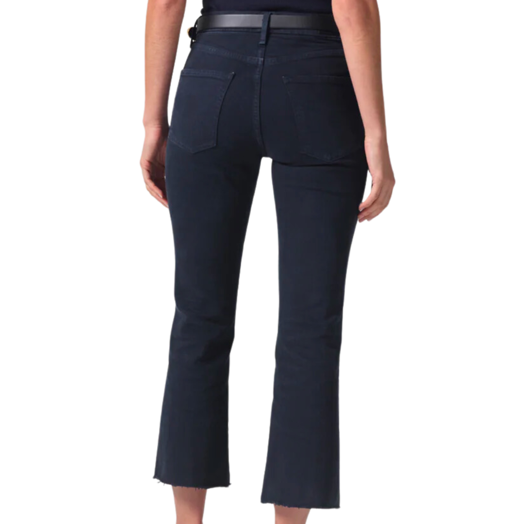Isola Cropped Trouser in Navy
