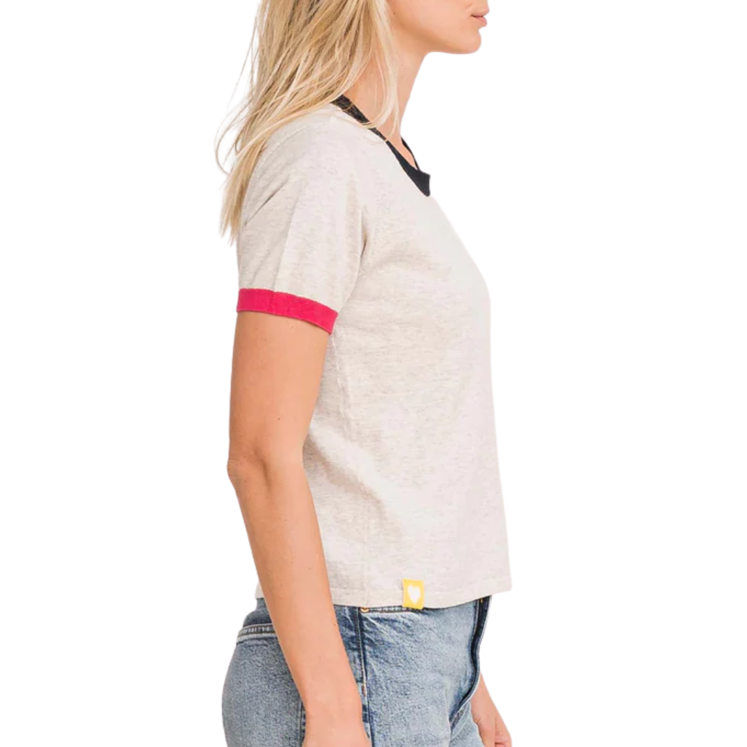 Lonnie Ringer Tee in Quartz