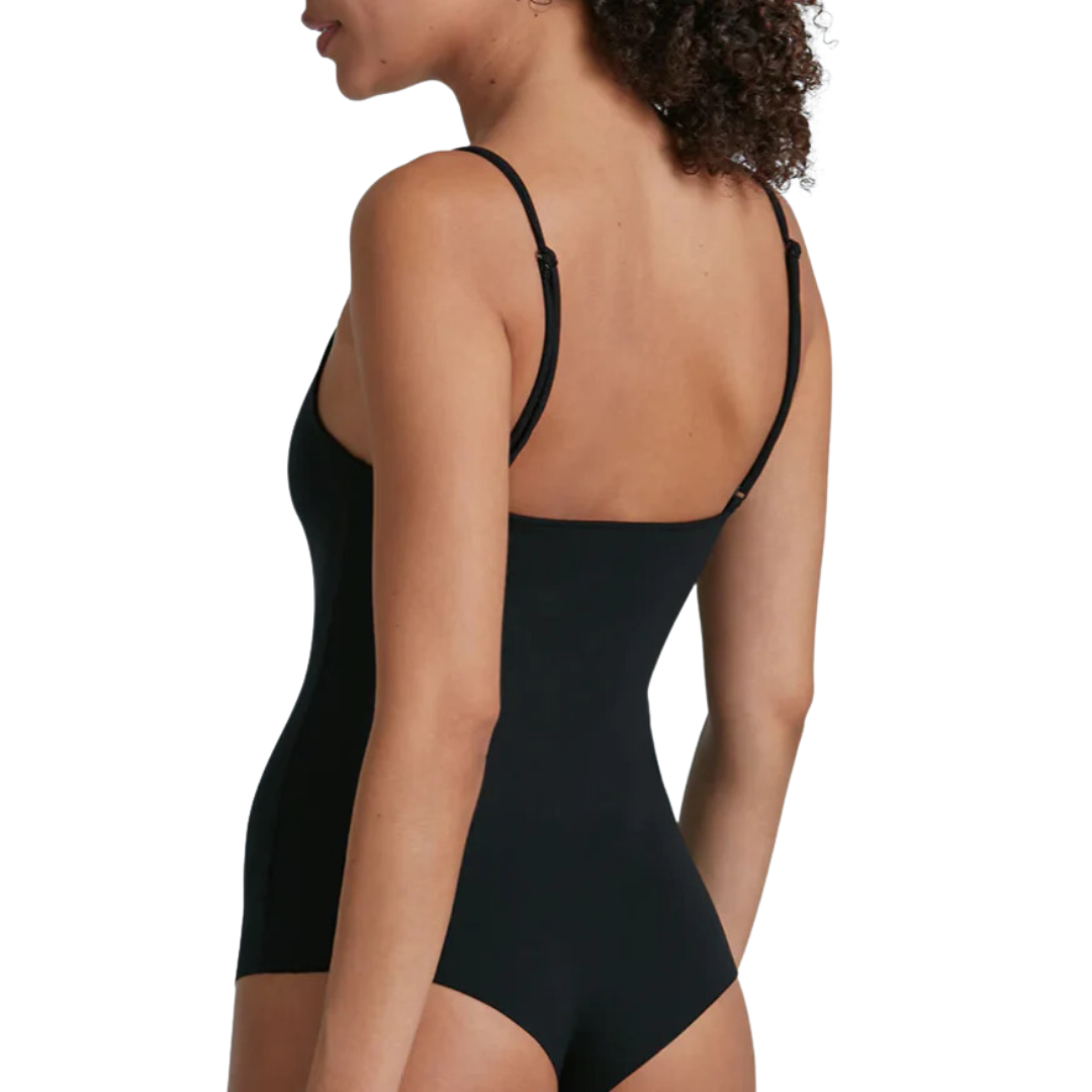Neoprene Cami Bodysuit in Black