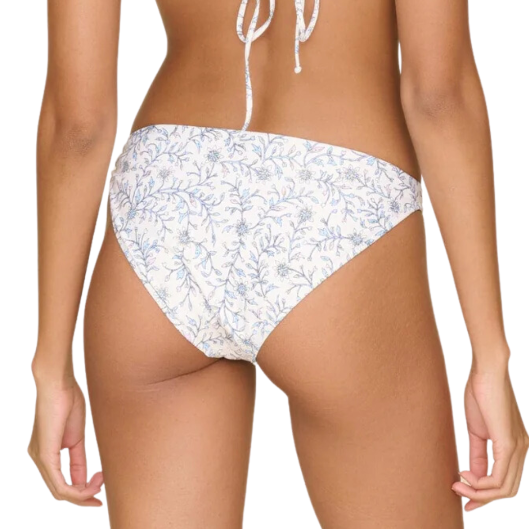 Nala Bikini Bottom in White Blossom
