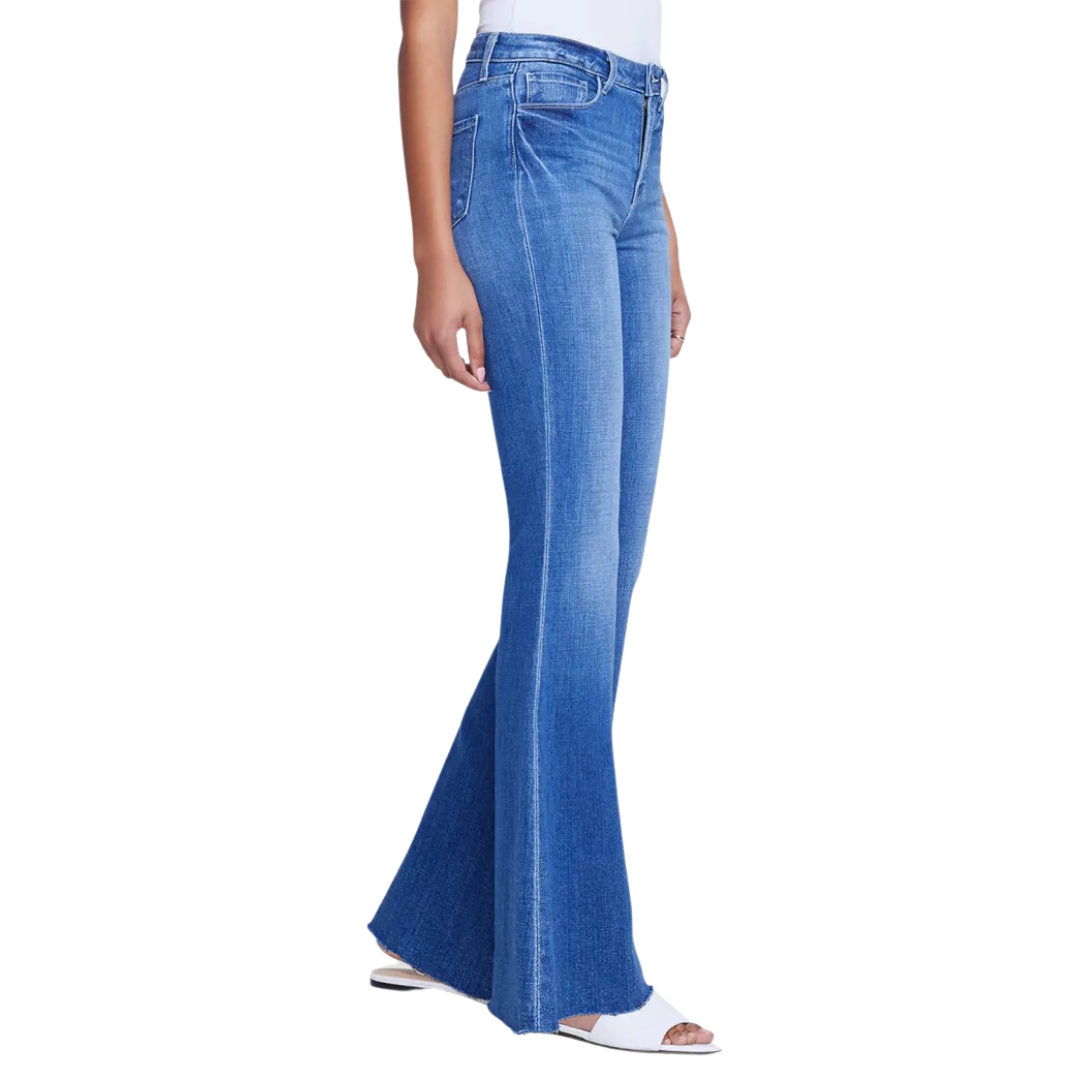 Sera High Rise Sneaker Flare Bordello