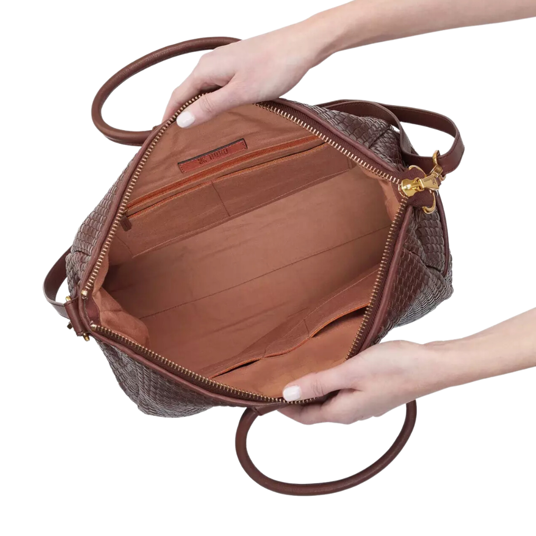 Sheila Large Satchel in Pecan