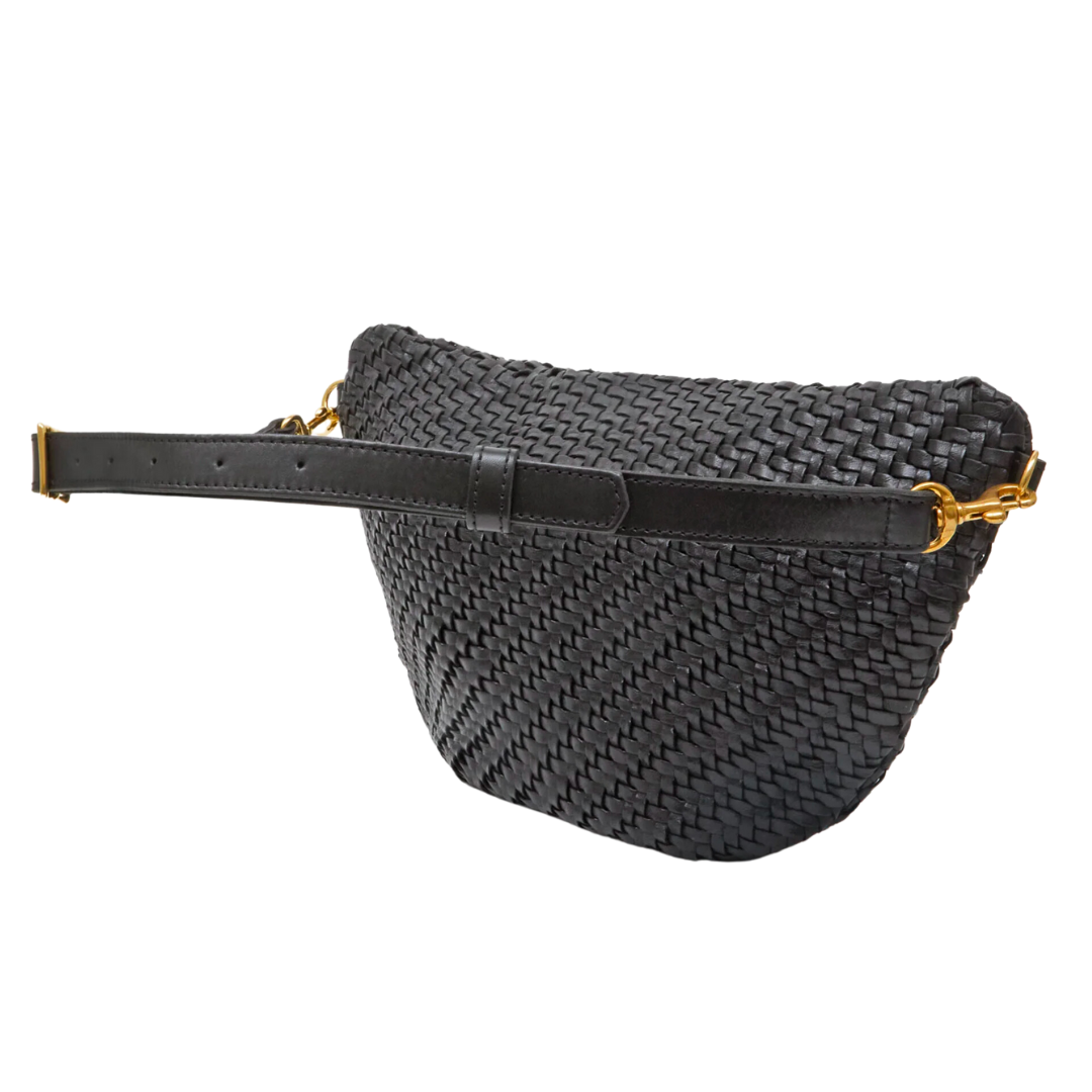 Grande Fanny in Black Woven Zig Zag