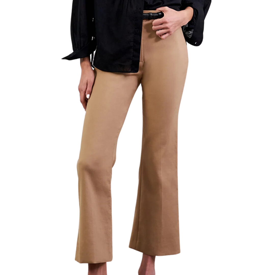 Cropped Corette Pant in Camel