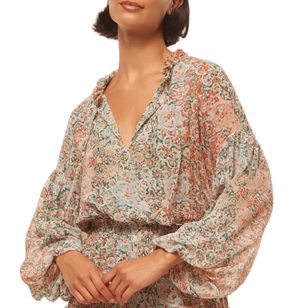 Tasia Dress in Ombre Tapestry