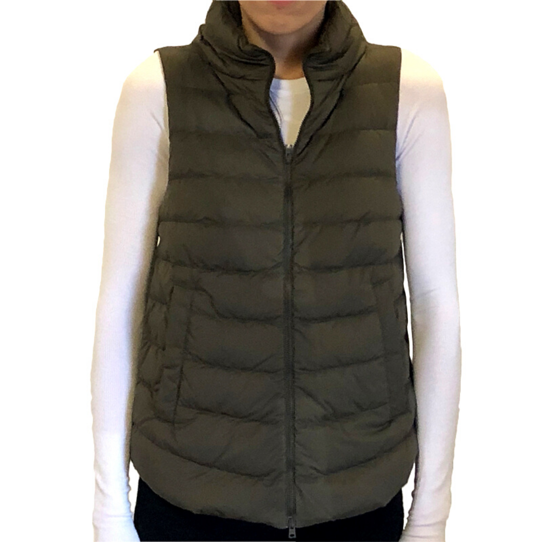 Herno Puffer Vest in Green