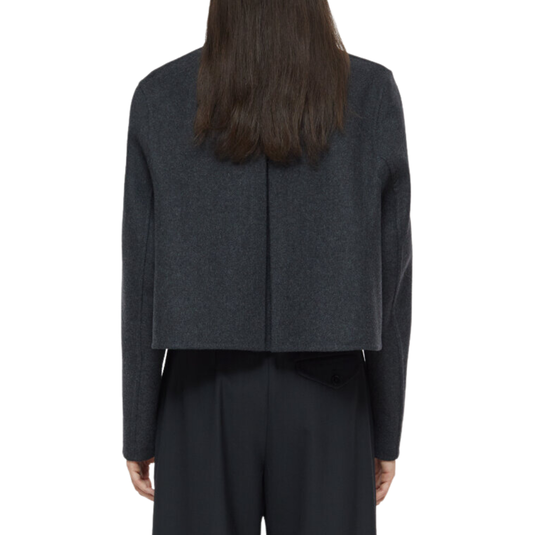 Cropped Jacket in Black