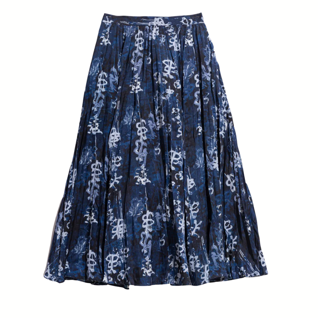Beatrice Skirt in Indigo
