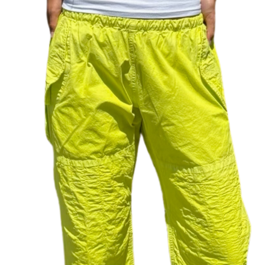 Outofsight Poplin/Air Flap/Flap/Snap Jumppant in Glowplant/Glass