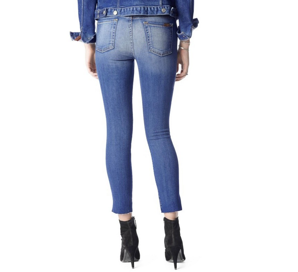 Ankle Skinny Jean in Distressed Authentic Light