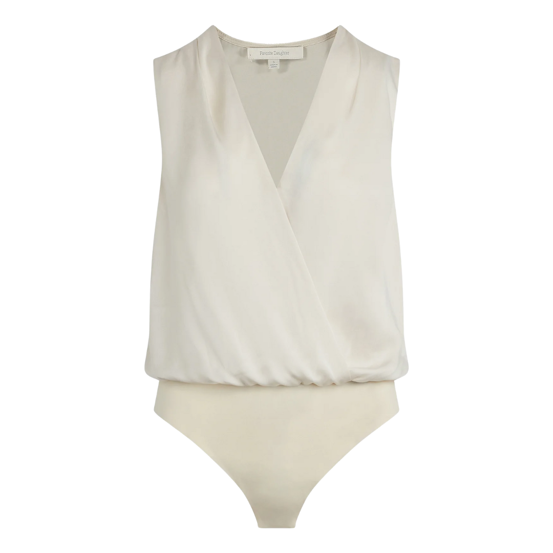 The Sleeveless Date Blouse in Ivory