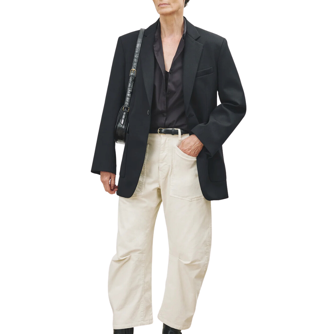 Shon Corduroy Pant in Winter White
