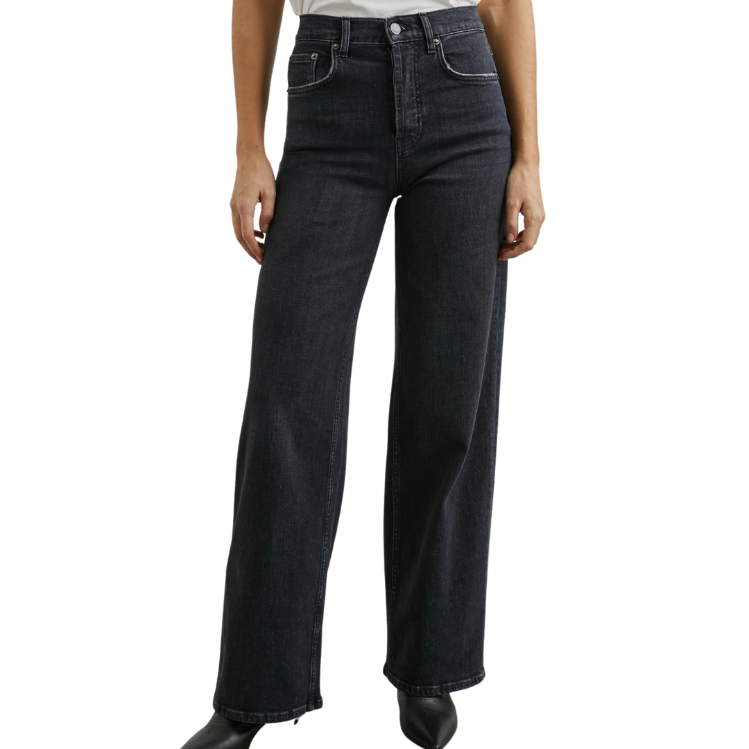Getty Wide Leg in Black Pearl