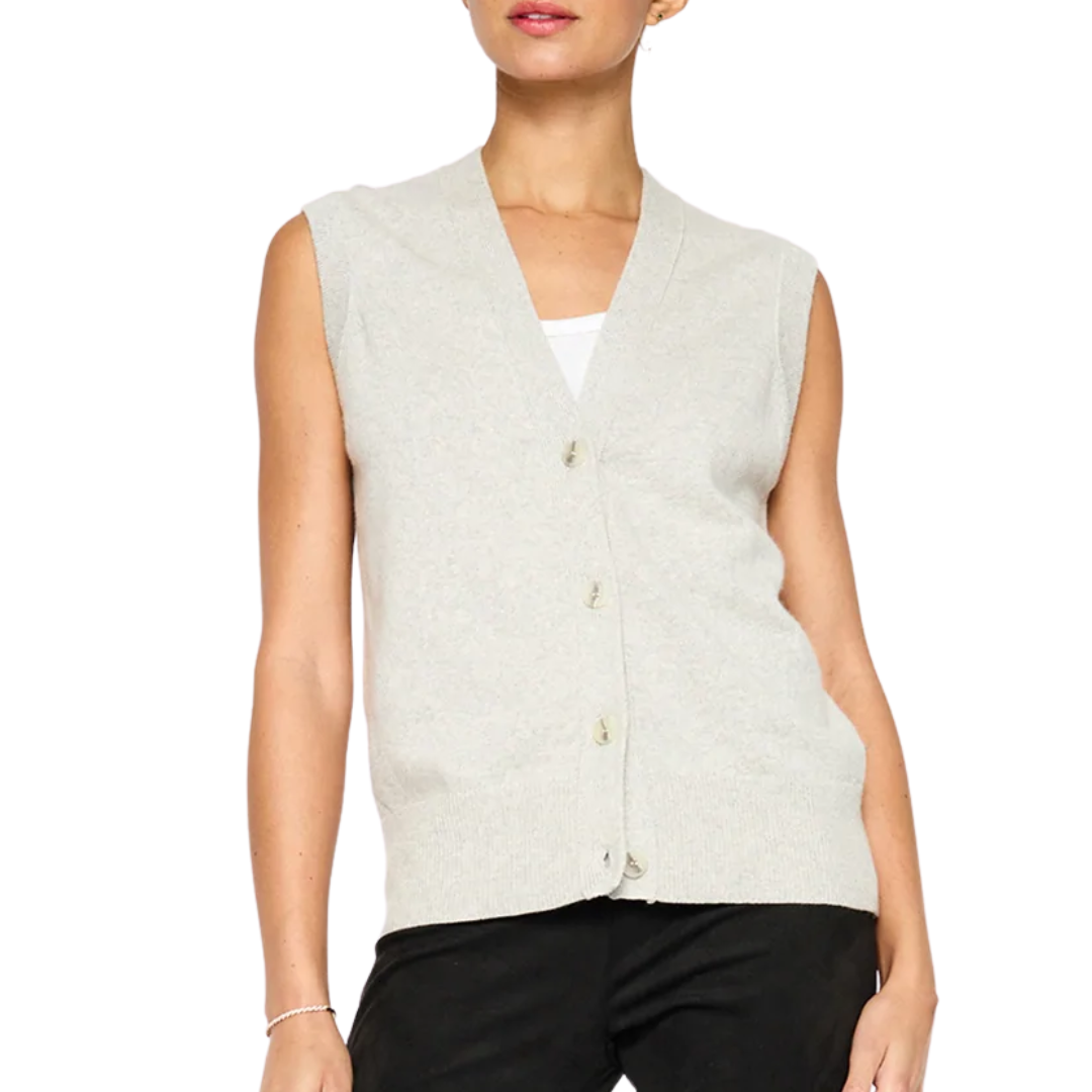 Vest Tank Looker in Oyster Grey Mélange