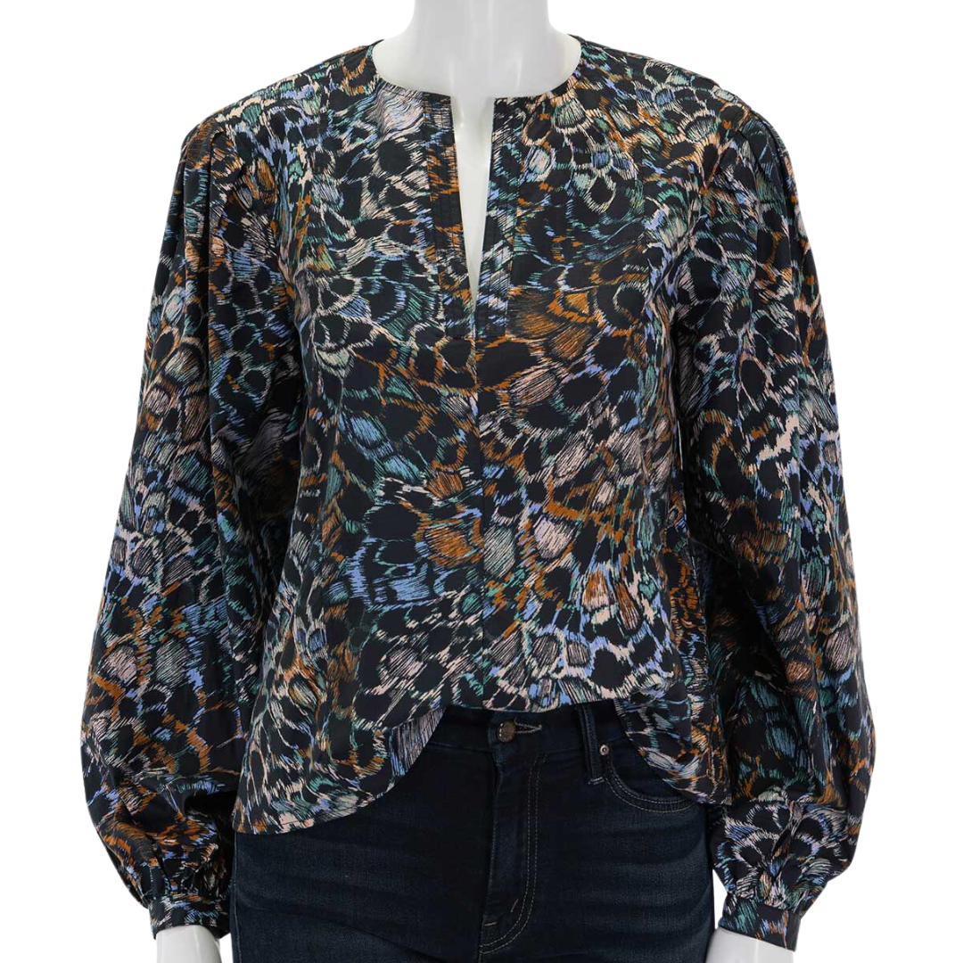 Ilara Blouse in Starling Print