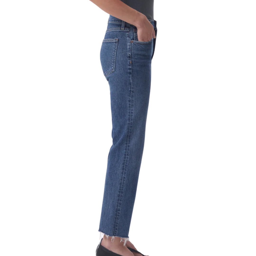 Kye Mid Rise Straight Crop in Mirage