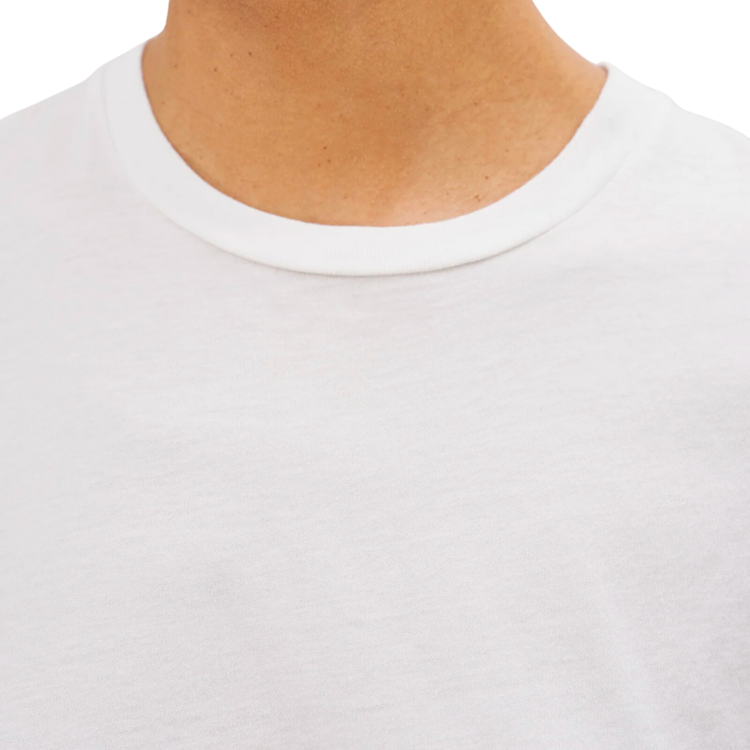 Mariela Crewneck Tee in White