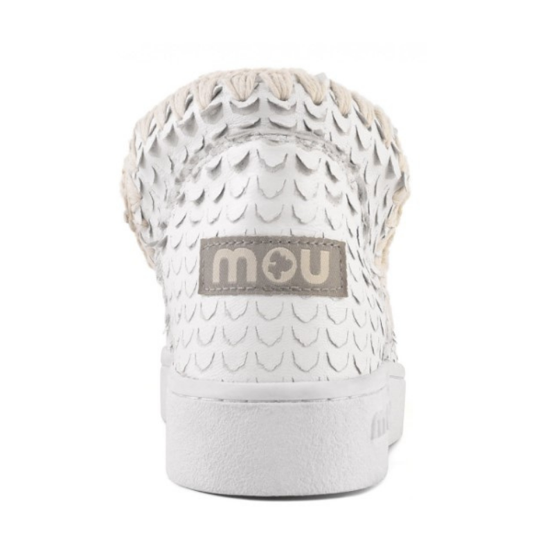Summer Eskimo Sneaker in Cutout Scale Leather