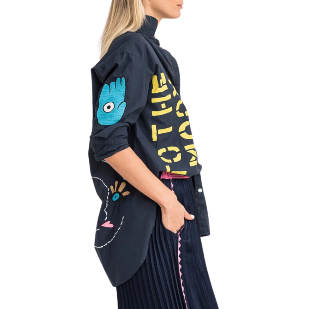 Maddie Shirt To The Moon in Night Sky