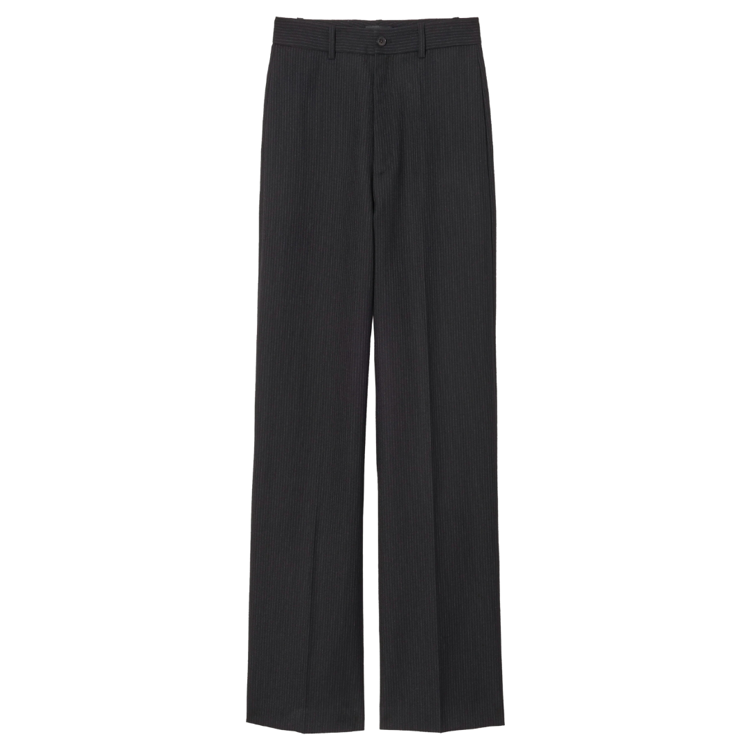 Johan Pant in Black Pinstripe