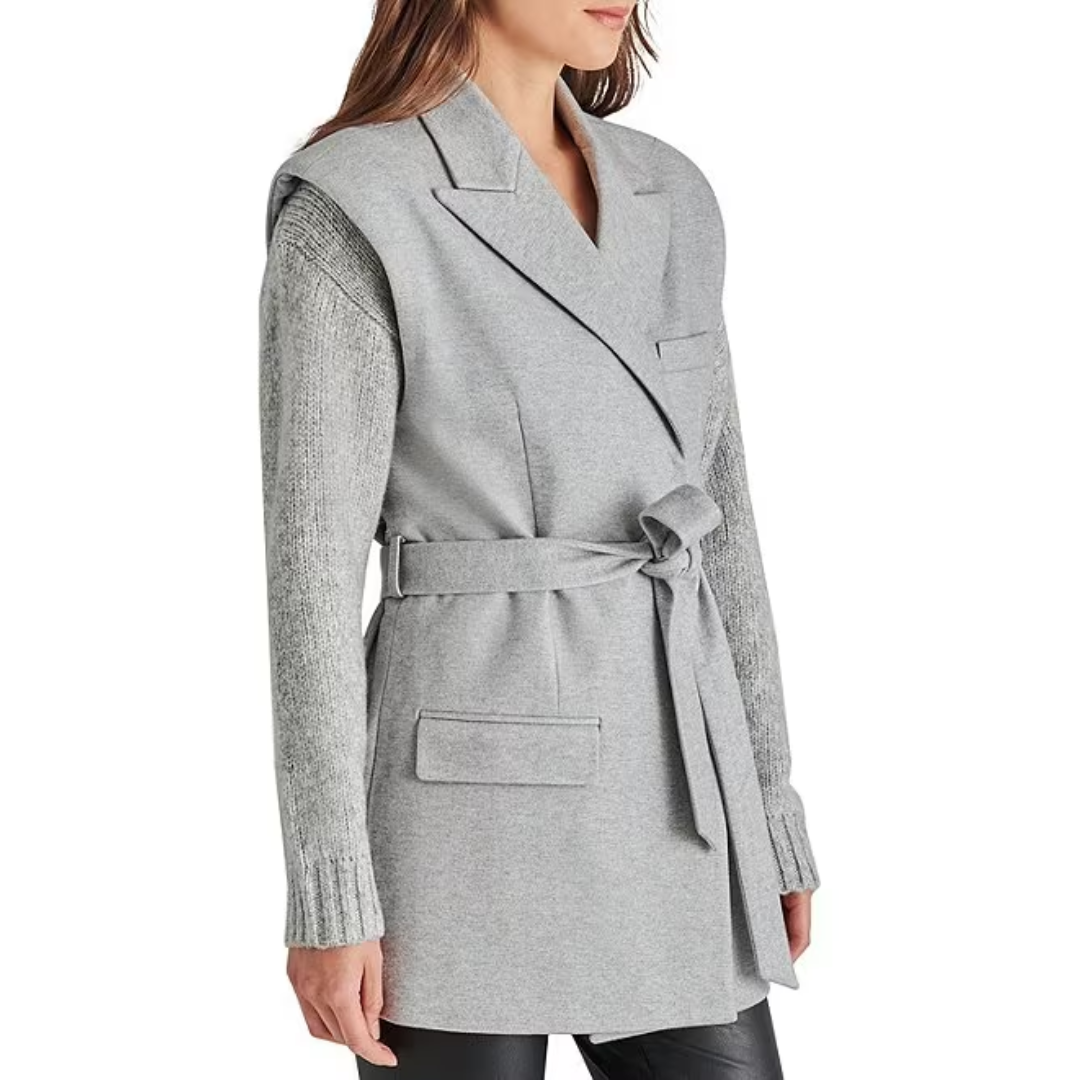 Viviana Vest in Light Grey