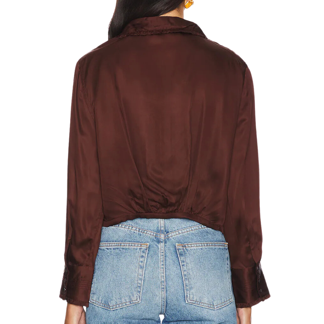 The Finch Top in Cinnabar