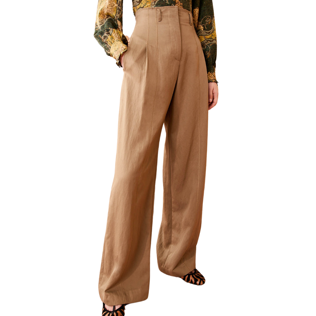 Delvine Pant in Driftwood