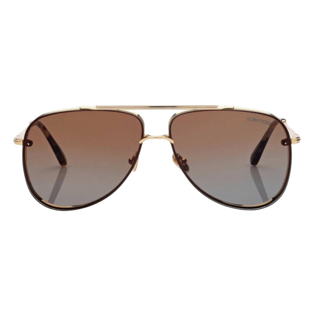 Leon Sunglasses in Deep Gold