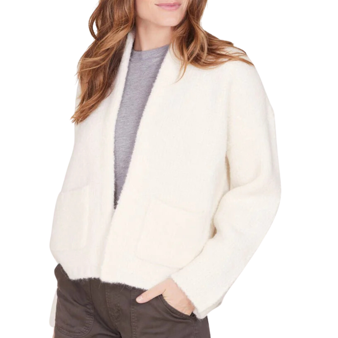 Owen Sweater Jacket in Snow