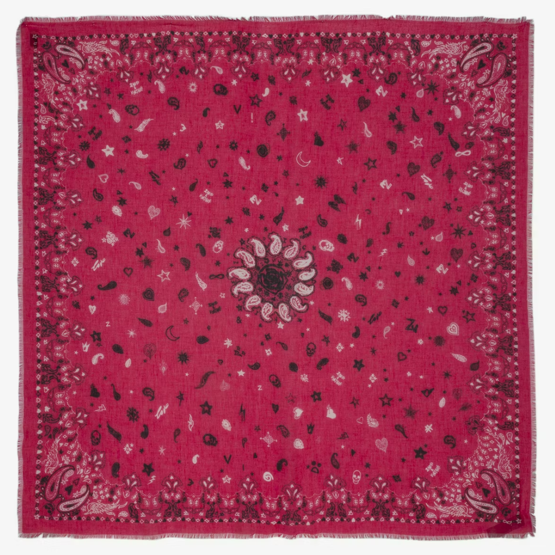 Maddie Scarf in Framboise