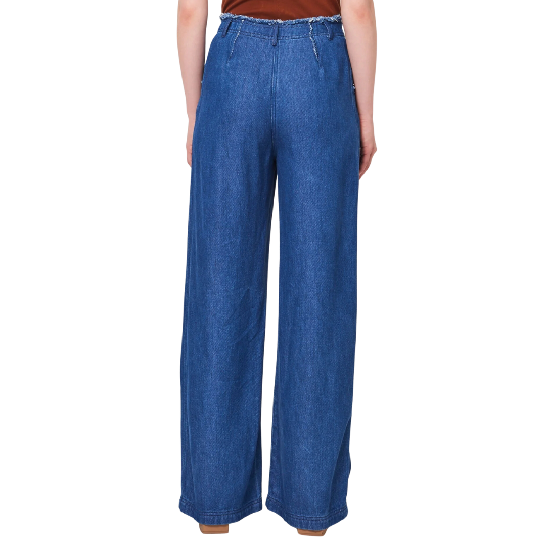 Lynn Pant in Washed Indigo