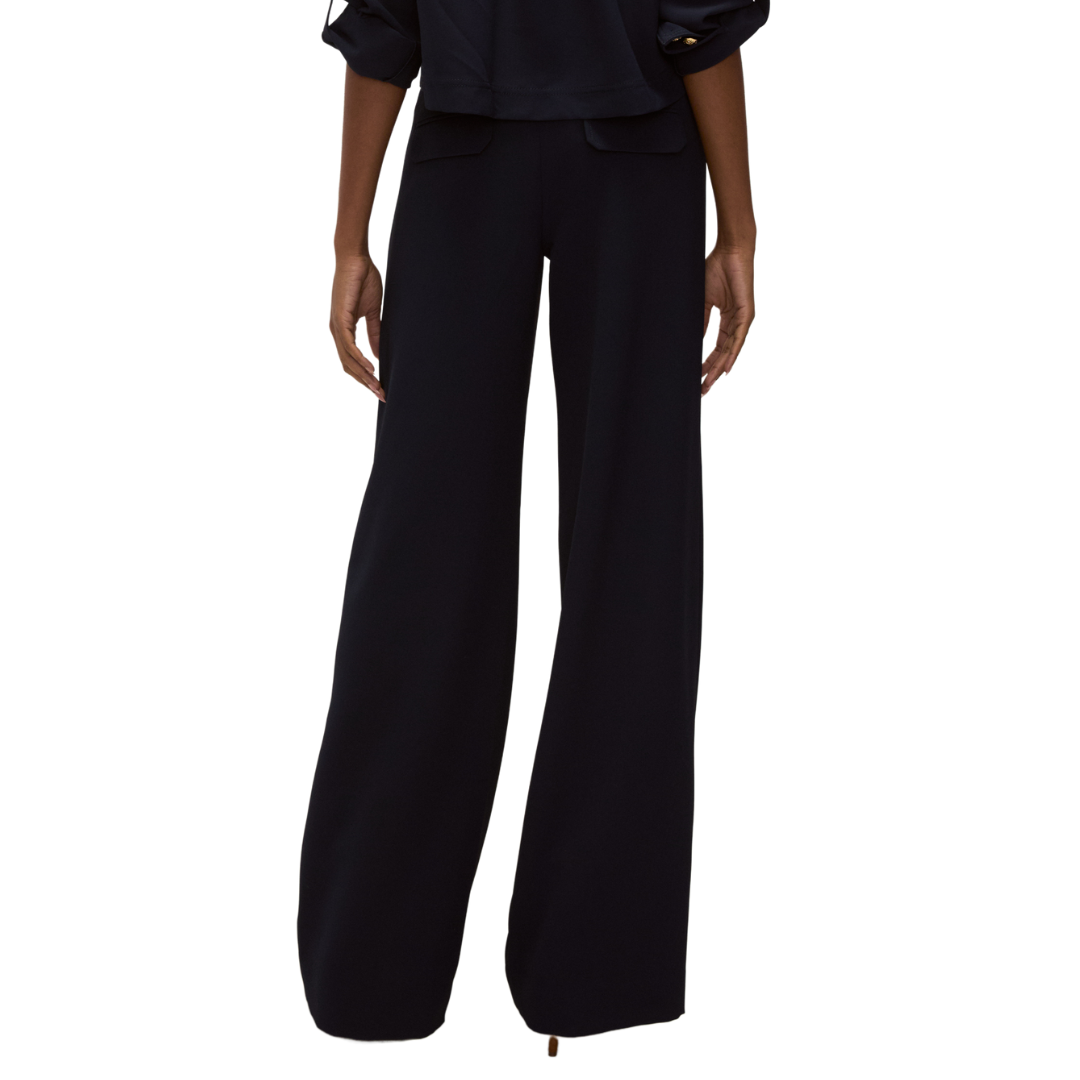 Cole Wide-Leg Pant in Navy