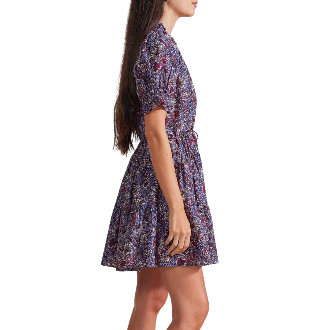 Las Alturas Mini Dress in Dutch Floral