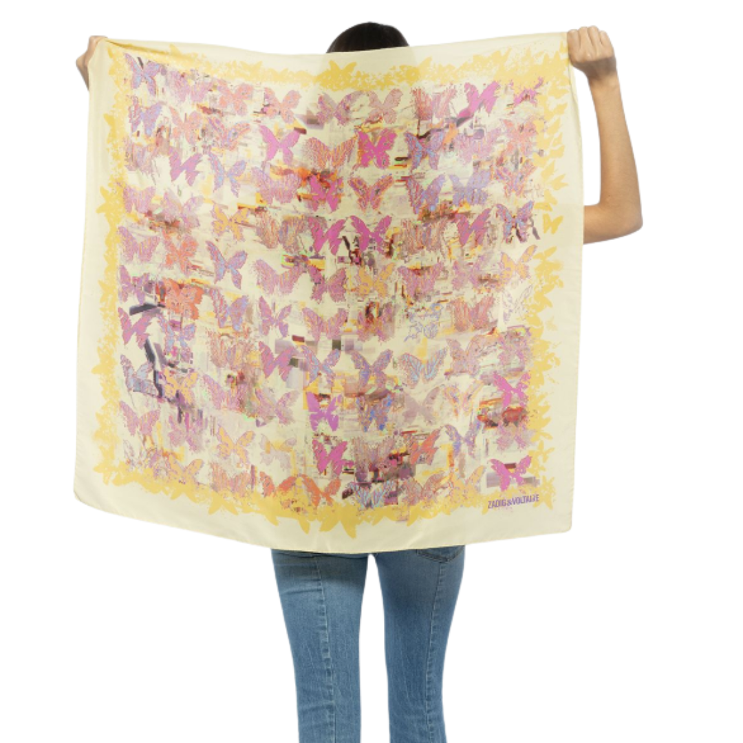 Blondie Silk Scarf in Shea