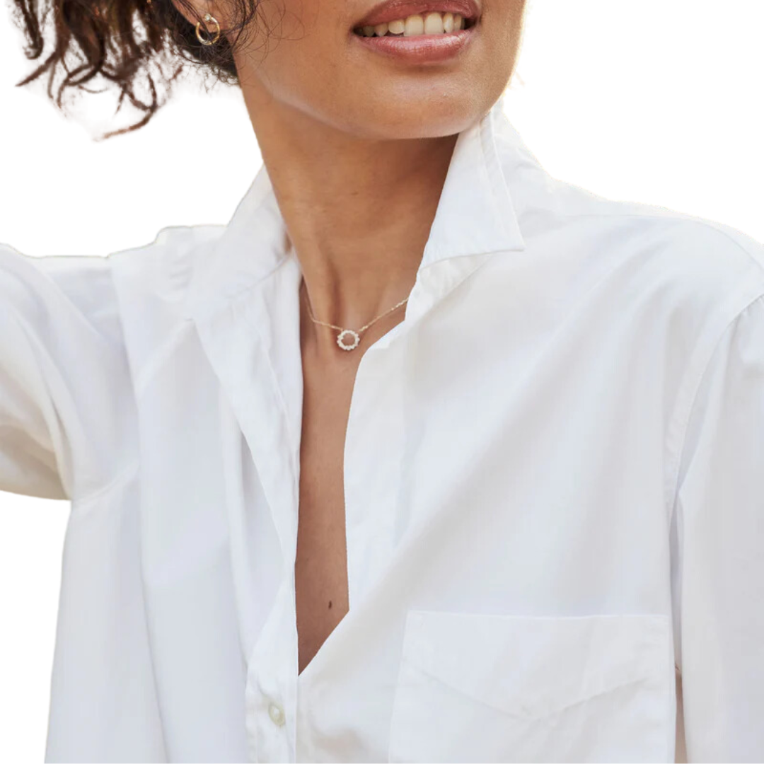 Silvio in Italian Cotton White