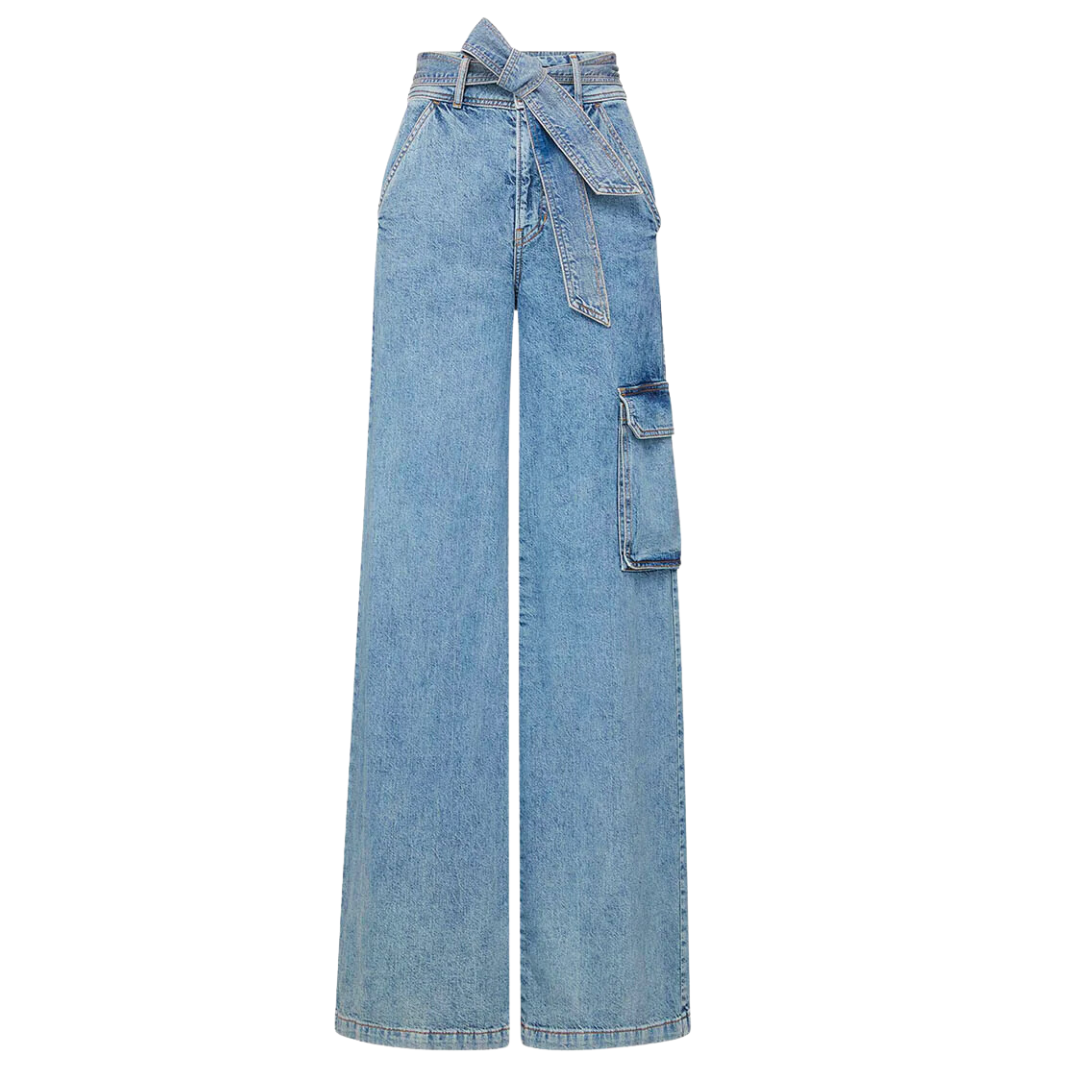 Belisa Cargo Jean in Silverwood