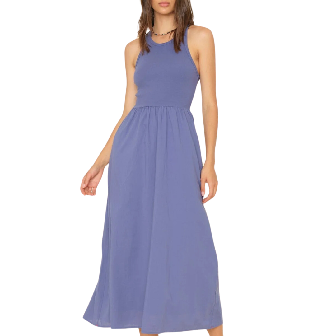 Flynn Dress in Marlin Blue