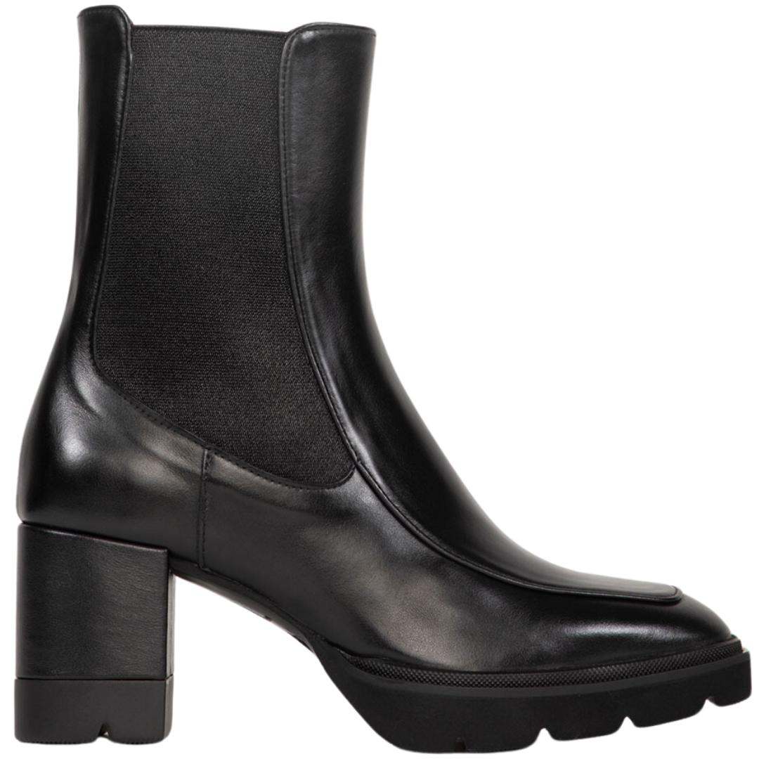 Sharon Heeled Ankle Boots in Daniel Black
