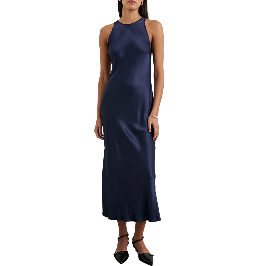 Solene Dress in Navy
