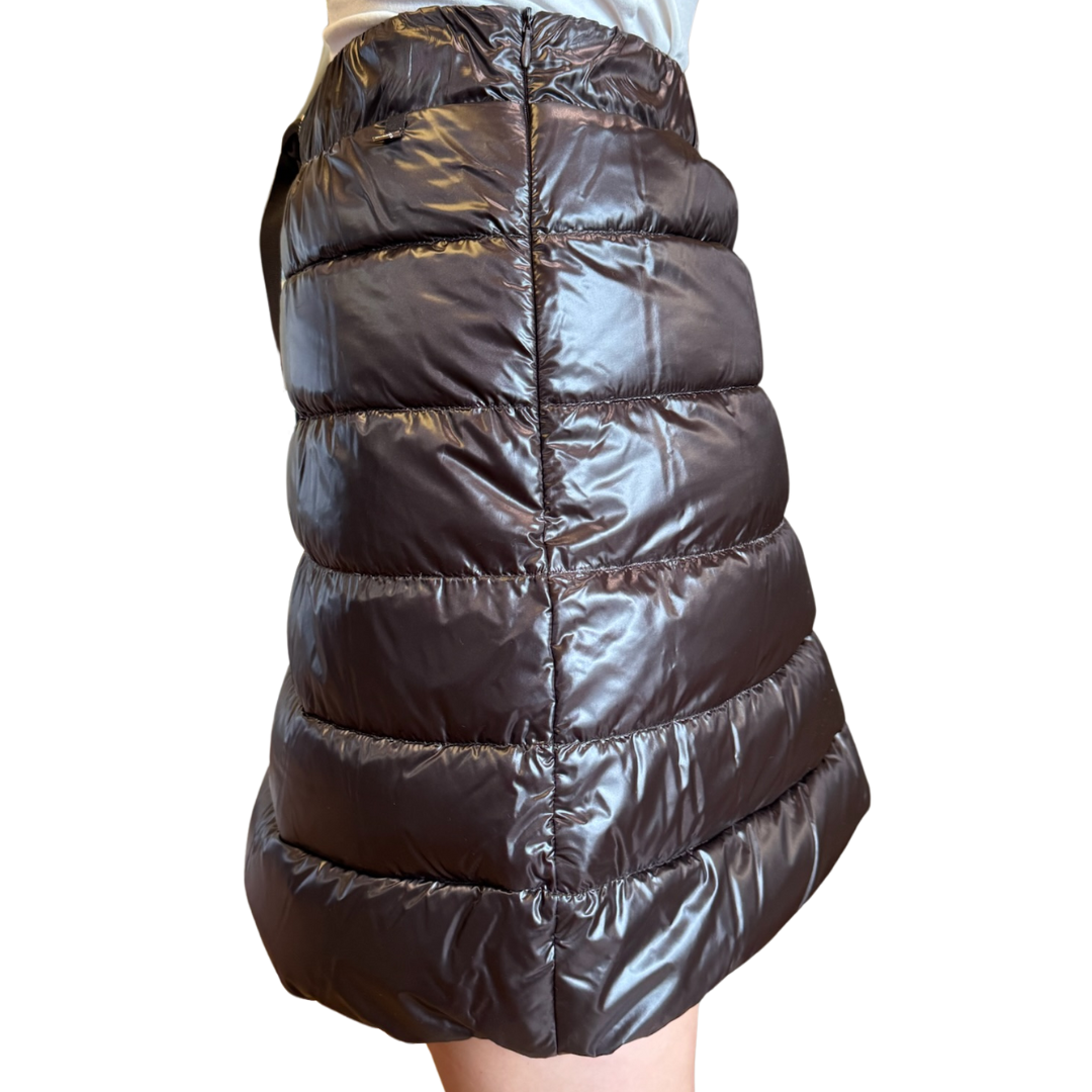 Skirt in Nylon Ultralight in Fondente