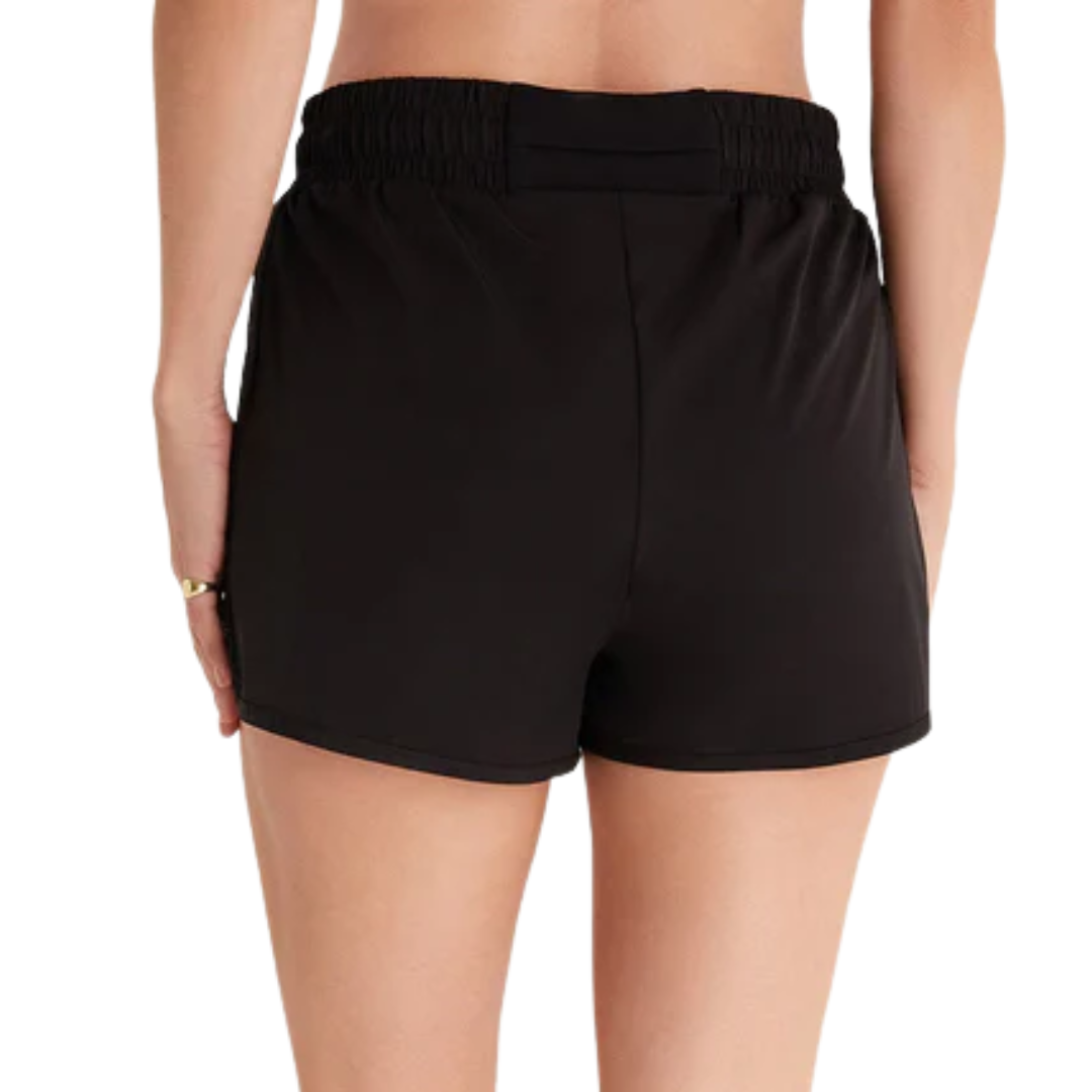 Freestyle Nylon Short in Black