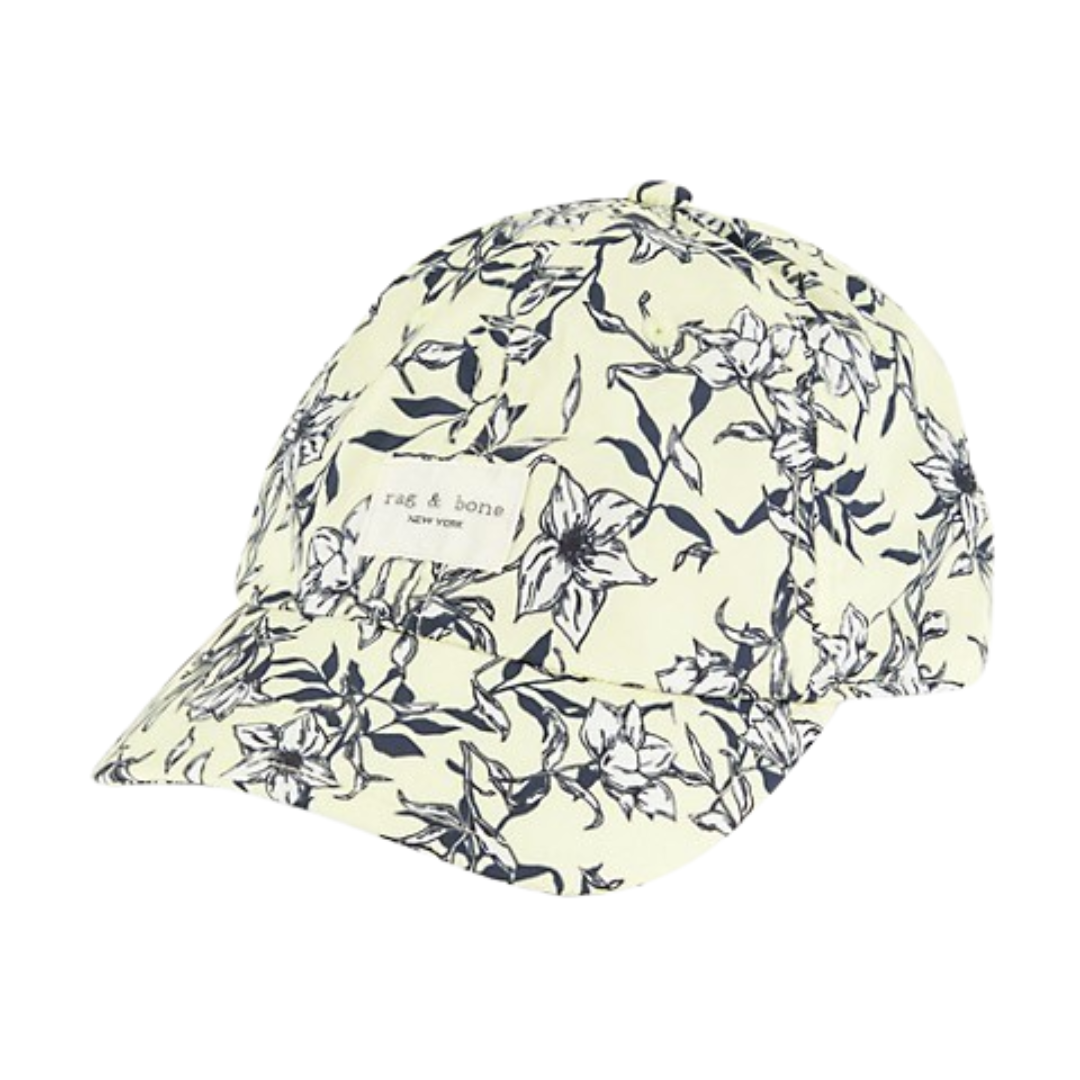 Addison Cap in Yellow Floral